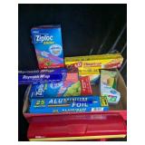 Aluminum Foil, Ziplock Bags, Cling Wrap