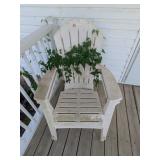 (2) Plastic Patio Chairs