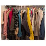 Coats in Closet -