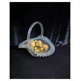 Clear Glass Basket