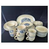 Cobalt Blue Pfaltzgraff Dish Set