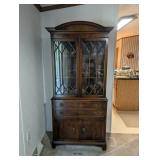 Antique Wooden China Cabinet -