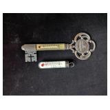 (2) Advertising Thermometers: Crossville Hatchery