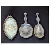 Antique Brush, Mirror and Trinket Tray