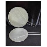(2) Heavy Stainless Steel Grease Screens