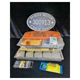 Organizer with Hardware; Drill Bits;