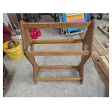 Wooden Quilt Rack - 25.5' x 10.75' x 32'