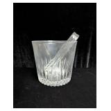 24% Lead Crystal Glass Ice Bucket