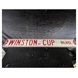 Winston Cup BLVD Metal Sign - 3' x 6'