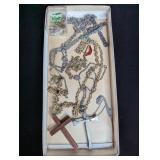 Costume Jewelry with Crosses;