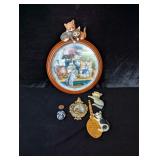 Kitten Clock, Kitten Spoon, Kitten Figurine