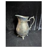 Silver Plate Pitcher - 9.25"