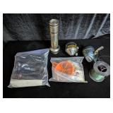 Zebco 33 Reel, Flashlights, Fishing Weights,