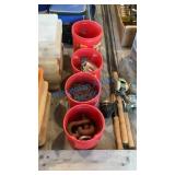 PLASTIC CANS MISC HARDWARE (4)