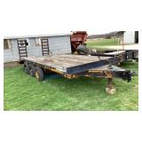 FLATBED EQUIPMENT TRAILER