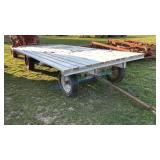 FLATBED HAY WAGON 8x16ft WITH JOHN DEERE GEAR