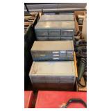 GREY ORGANIZERS AND CONTENTS (4)