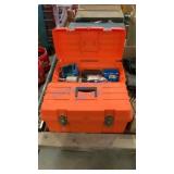 ORANGE TOOLBOXES AND CONTENTS (2)