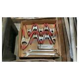 SNAP-ON AND BLUE POINT WRENCHES, LEATHERMAN,