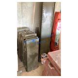 LYON METAL SHELVING UNITS WITH BRACKETS