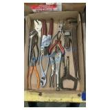 PLIERS, PIPE WRENCH, ETC