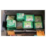 RUBBERMAID TOOLBOX AND MISC HARDWARE