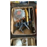 CLAMPS, GRINDER WHEELS, FLOORING TOOL, ETC