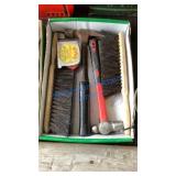 HAMMERS, BRUSHES, TAPE MEASURE
