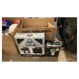 UNIDEN 2 WAY MARINE RADIO, FISH TANK, GRILL COVER