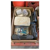 WERNER LADDER BRACKETS, SOLDER GUN, TOOL SET, MISC