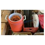 EXTENSION CORD, LOG CHAIN, DRINK COOLER, TOOL