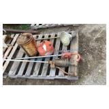 BARREL PUMPS, PHILLIPS 66 CAN, VINTAGE LIGHT, G