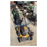 CAB CADET PUSH MOWER AND RYOBI STRING TRIMMER