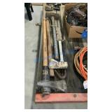 AXES, SLEDGEHAMMER, CROW BAR