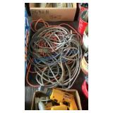 BLACK AND ORANGE EXTENSION CORDS