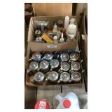 SHOE LEATHER CARE PRODUCTS AND COFFEE CREAMERS