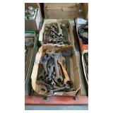 ANTIQUE WRENCHES - 2 BOXES