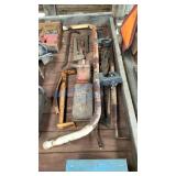 PIPE WRENCHES, TOOLBOX, MISC TOOLS