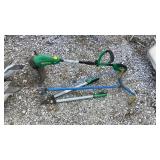 STRING TRIMMER, GARDEN CLAW, SHEARS