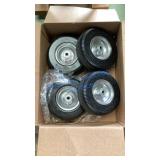 FLAT FREE TIRES (4) - 2.80/2.50-4NHS