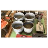 GALVANIZED BUCKETS AND METAL BUCKET
