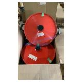 ELECTRIC WOK SKILLETS (2) AND LARGE CUTTING BOARD