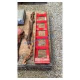 CHAIN BINDERS AND TRAILER RAMP