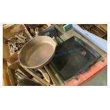 CAST IRON SKILLET AND GRIDDLE