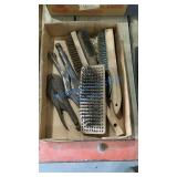 WIRE BRUSHES AND VISE GRIPS