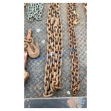 LOG CHAIN WITH TWO HOOKS - APPROXIMATELY 18+FT