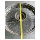 Pair Spoked wire wheels