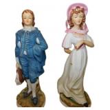 8ï¿½ï¿½ Ceramic Figurines of Pinkie and Blue Boy ï¿½ Lim