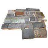 Vintage Printing Blocks for Historical Printing/Le