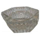 Val St. Lambert Lead Crystal Ashtray, 5.5ï¿½2.5 Inch